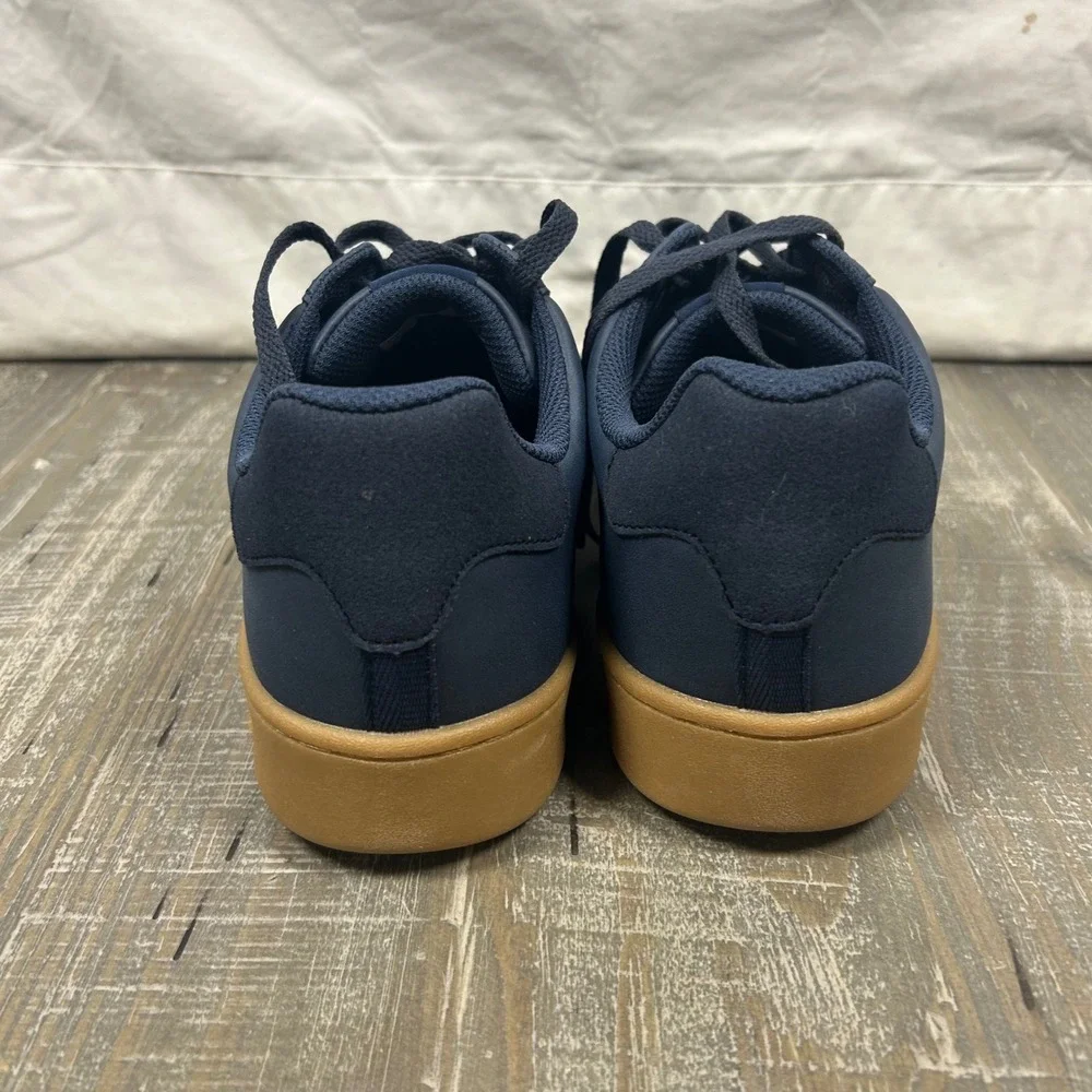 Ben Sherman Watts Navy Mens Low Top Sneakers Gum Sole Memory Foam 2007374 Sz 10